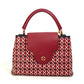 LOUIS VUITTON M42926 Plating LV Signature Capucines PM 2-Way Bag, Leather Handbag, Women's, Ruby Red