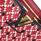 LOUIS VUITTON M42926 Plating LV Signature Capucines PM 2-Way Bag, Leather Handbag, Women's, Ruby Red