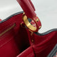 LOUIS VUITTON M42926 Plating LV Signature Capucines PM 2-Way Bag, Leather Handbag, Women's, Ruby Red