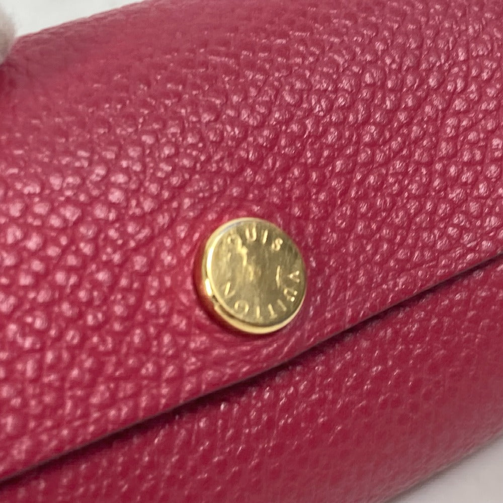 LOUIS VUITTON M61486 Seal Case Pouch Rivet PM Lipstick Case Small Accessory Case Leather Women's Pink
