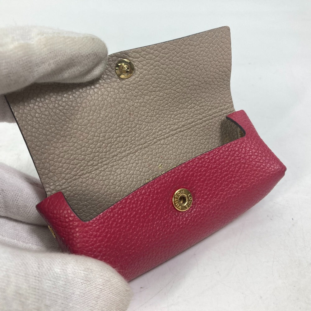 LOUIS VUITTON M61486 Seal Case Pouch Rivet PM Lipstick Case Small Accessory Case Leather Women's Pink