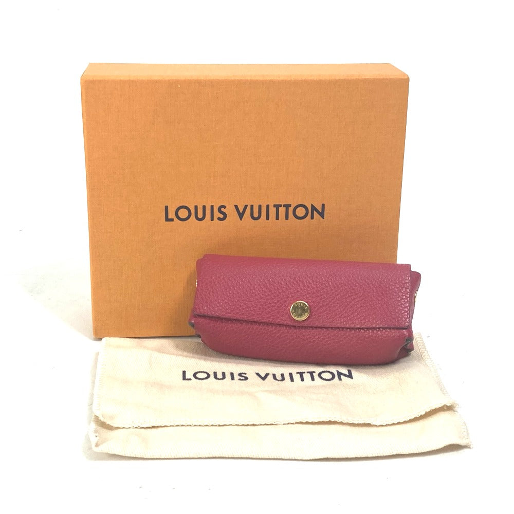 LOUIS VUITTON M61486 Seal Case Pouch Rivet PM Lipstick Case Small Accessory Case Leather Women's Pink