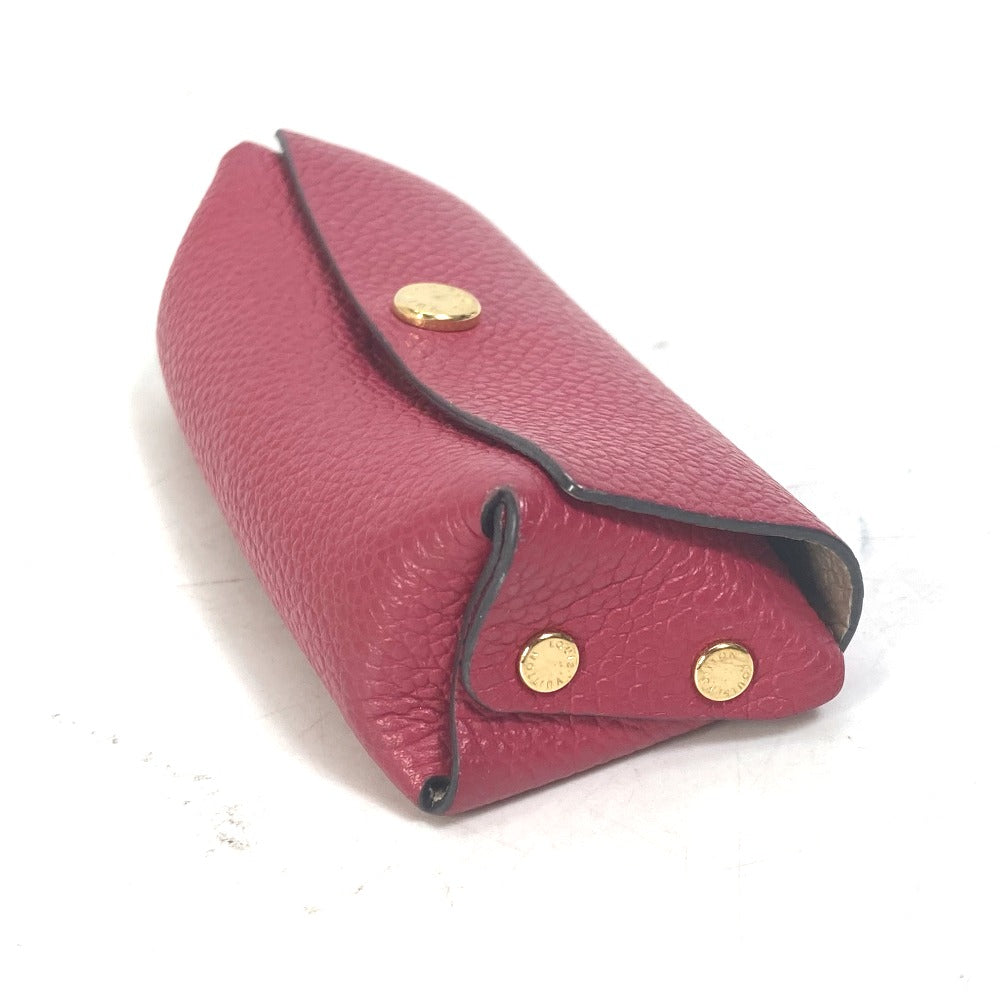 LOUIS VUITTON M61486 Seal Case Pouch Rivet PM Lipstick Case Small Accessory Case Leather Women's Pink