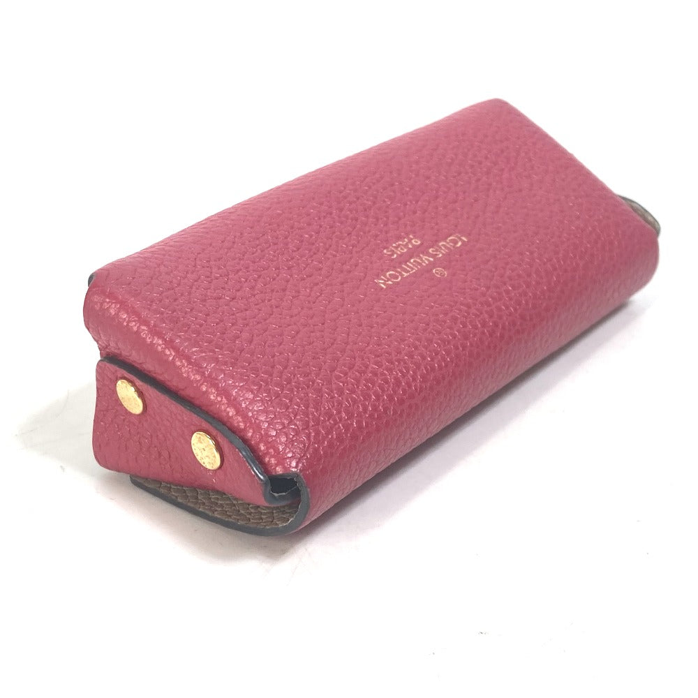 LOUIS VUITTON M61486 Seal Case Pouch Rivet PM Lipstick Case Small Accessory Case Leather Women's Pink