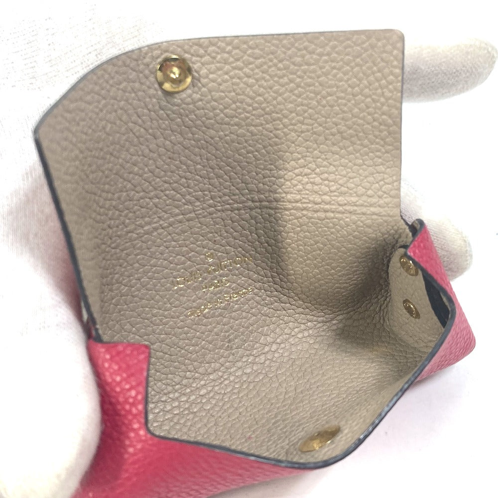 LOUIS VUITTON M61486 Seal Case Pouch Rivet PM Lipstick Case Small Accessory Case Leather Women's Pink