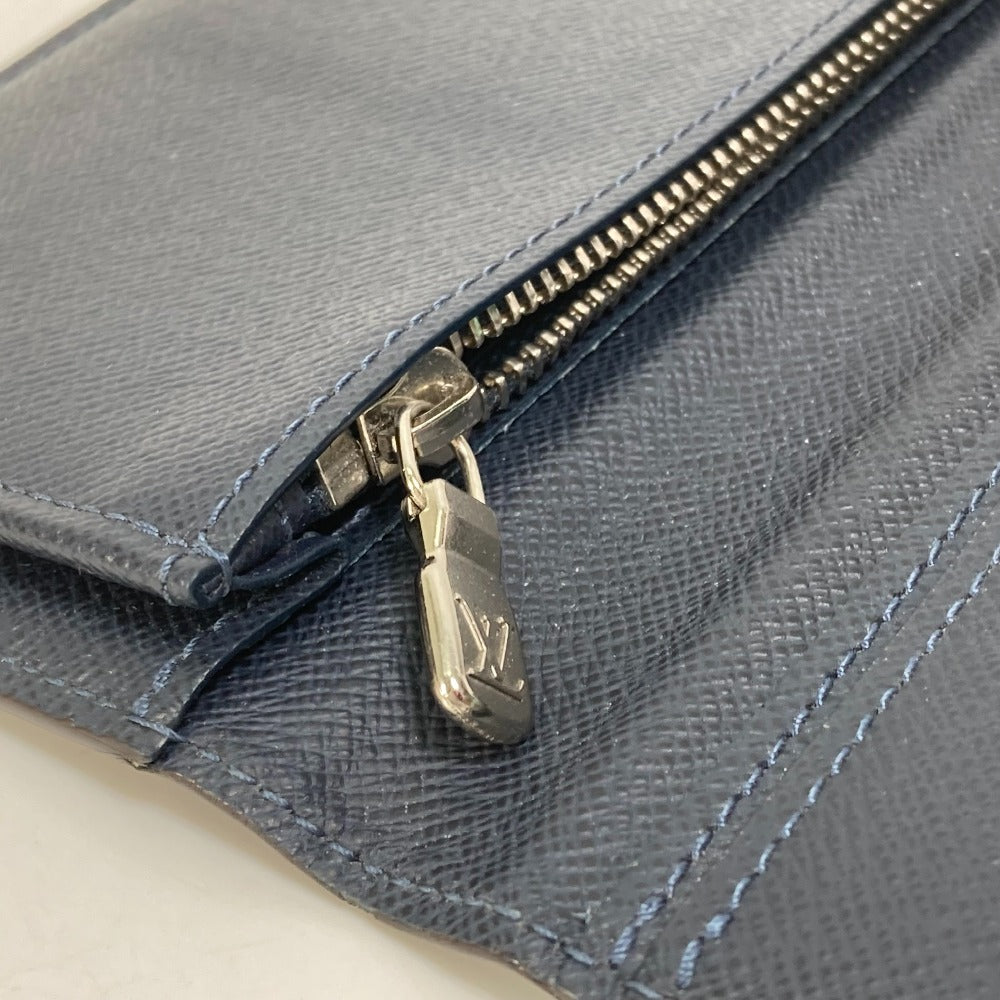 LOUIS VUITTON M30713 タイガV ポルトフォイユ・ブラザ NM 2つ折り 長財布 タイガレザー メンズ ネイビー