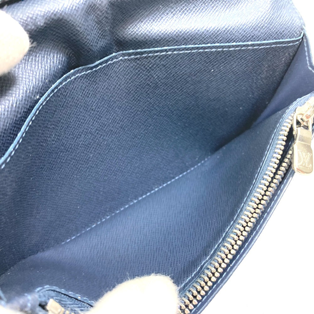 LOUIS VUITTON M30713 タイガV ポルトフォイユ・ブラザ NM 2つ折り 長財布 タイガレザー メンズ ネイビー