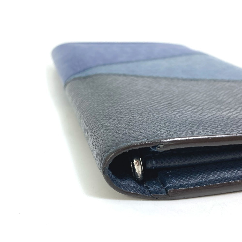 LOUIS VUITTON M30713 タイガV ポルトフォイユ・ブラザ NM 2つ折り 長財布 タイガレザー メンズ ネイビー