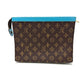 LOUIS VUITTON M81204 Monogram Voyage Pochette MM, Men's Monogram Canvas, Brown, Pouch, Second Bag, Clutch Bag