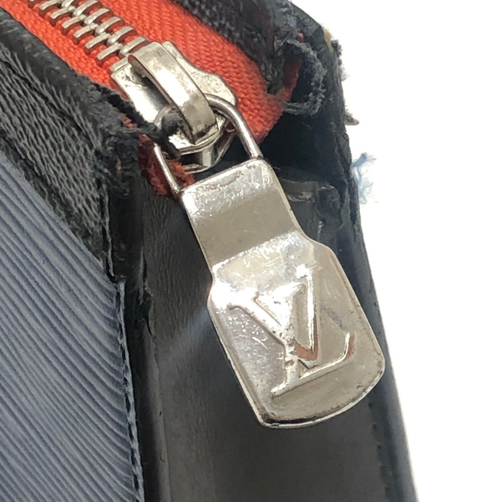 LOUIS VUITTON M62912 ポシェットヴォワヤージュMM カバン クラッチ セカンドバッグ エピエレクトリックレザー メンズ ブルー