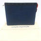 LOUIS VUITTON M62912 ポシェットヴォワヤージュMM カバン クラッチ セカンドバッグ エピエレクトリックレザー メンズ ブルー