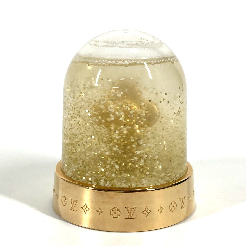 LOUIS VUITTON GI0307 ヴィヴィエンヌ オブジェ インテリア スノードーム ガラス ユニセックス ゴールド - brandshop-reference