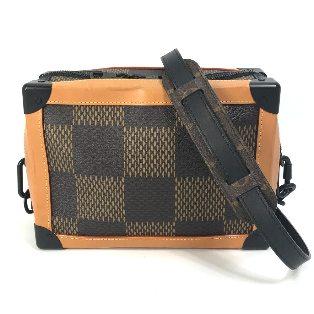 LOUIS VUITTON N40381 Damier Giant NIGO Collaboration Soft Trunk Crossbody Pochette Shoulder Bag Damier Giant Canvas Men's Brown