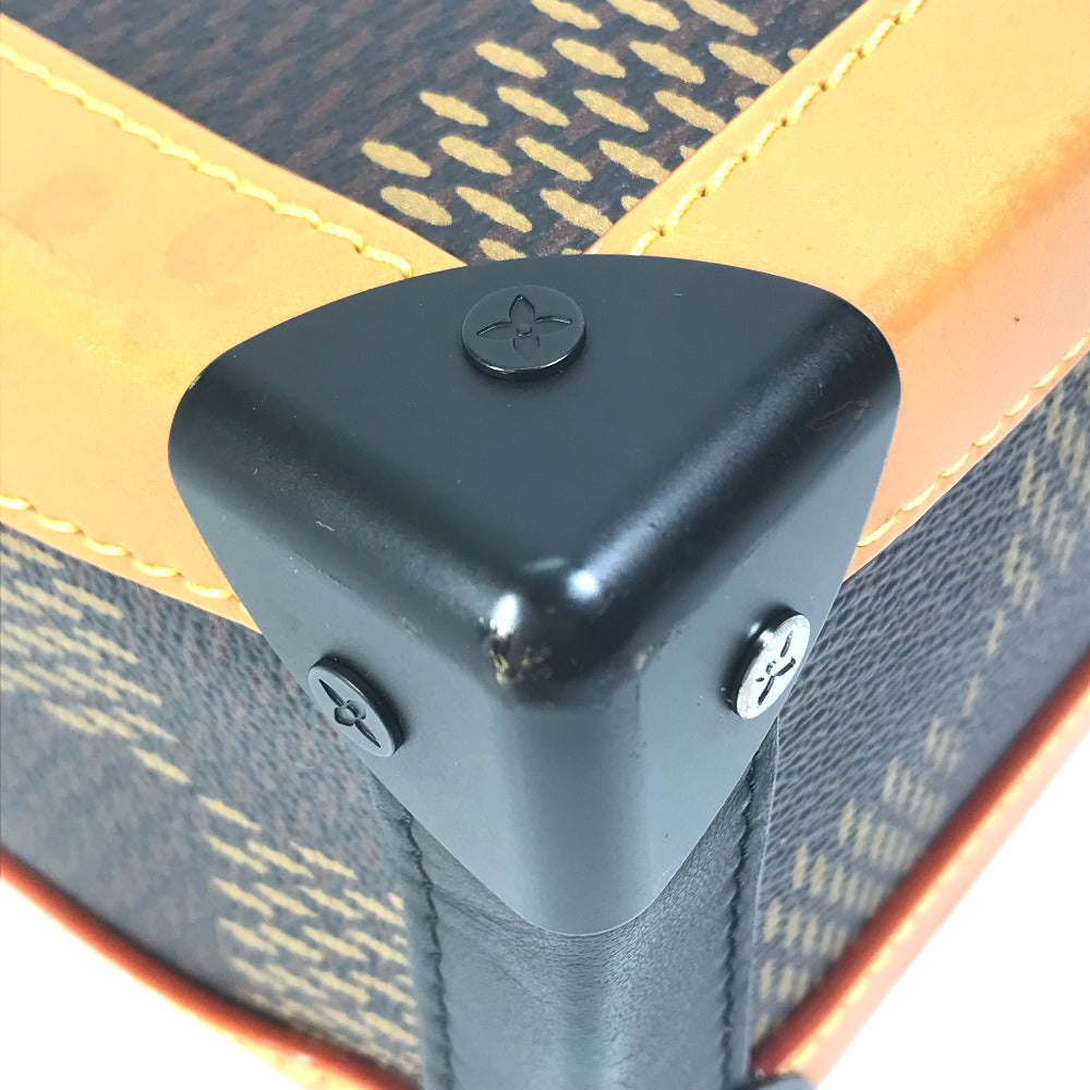 LOUIS VUITTON N40381 Damier Giant NIGO Collaboration Soft Trunk Crossbody Pochette Shoulder Bag Damier Giant Canvas Men's Brown