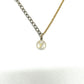 LOUIS VUITTON M68074 Logomania Two-Tone Chain Necklace, Metal, Women's, Gold