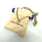 LOUIS VUITTON M68074 Logomania Two-Tone Chain Necklace, Metal, Women's, Gold