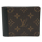 LOUIS VUITTON M69408 ポルトフォイユミュルティプル 札入れ コンパクトウォレット 2つ折り財布 モノグラムマカサーキャンバス ユニセックス ブラウン