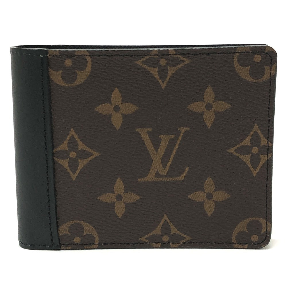 LOUIS VUITTON M69408 ポルトフォイユミュルティプル 札入れ コンパクトウォレット 2つ折り財布 モノグラムマカサーキャンバス ユニセックス ブラウン