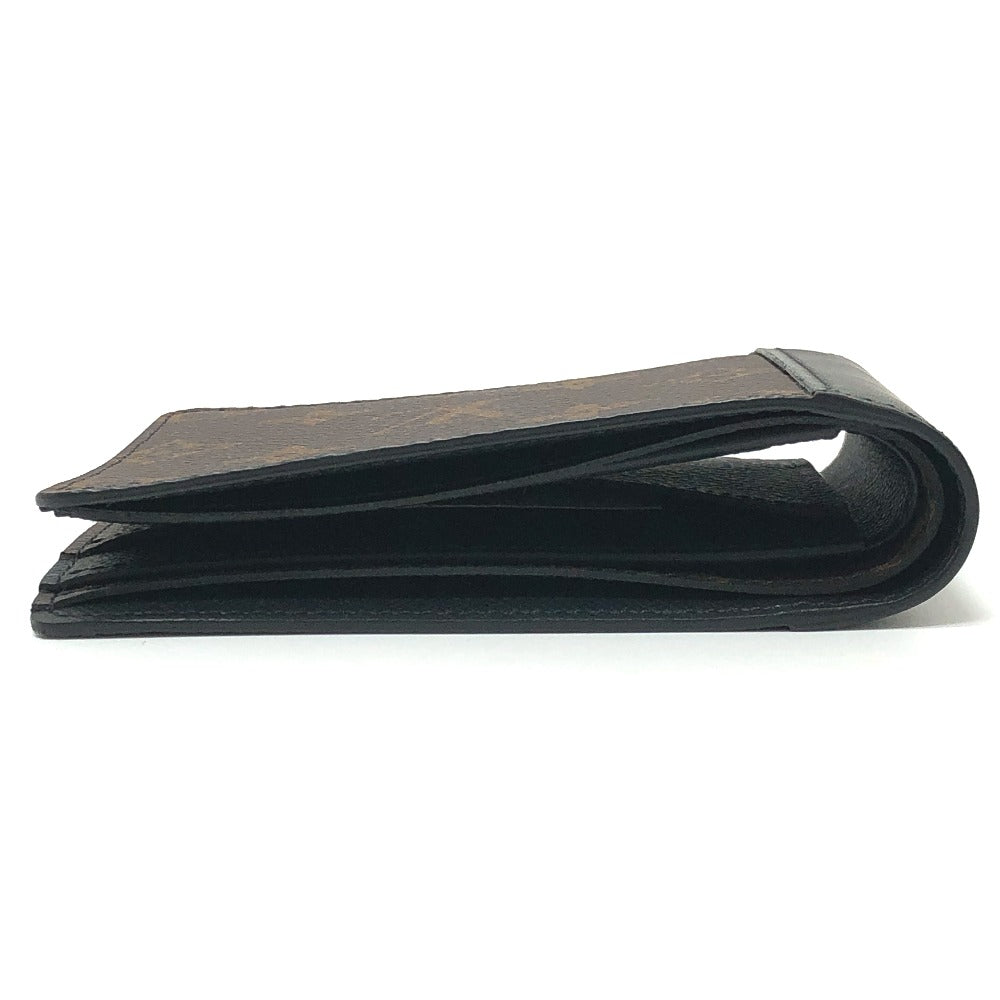 LOUIS VUITTON M69408 ポルトフォイユミュルティプル 札入れ コンパクトウォレット 2つ折り財布 モノグラムマカサーキャンバス ユニセックス ブラウン