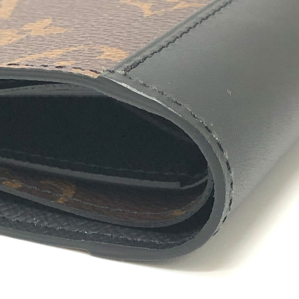 LOUIS VUITTON M69408 ポルトフォイユミュルティプル 札入れ コンパクトウォレット 2つ折り財布 モノグラムマカサーキャンバス ユニセックス ブラウン