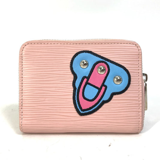 LOUIS VUITTON M63723 Epi Stories Zippy Coin Purse, Wallet with Round Zipper, Epi Leather, Women's, Pink