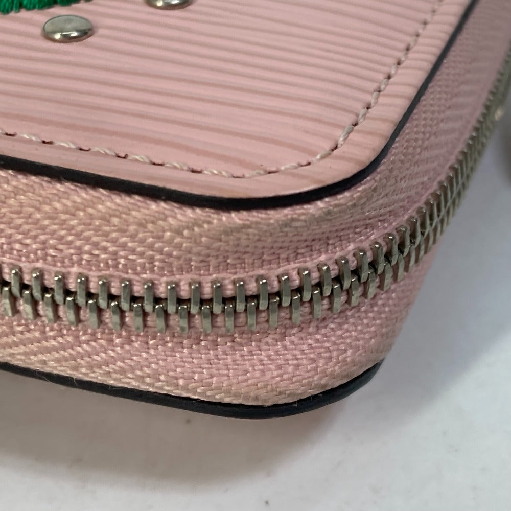 LOUIS VUITTON M63723 Epi Stories Zippy Coin Purse, Wallet with Round Zipper, Epi Leather, Women's, Pink