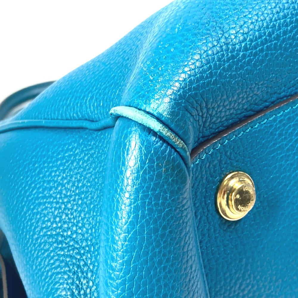 LOUIS VUITTON M55023 ハンドバッグ カバン トートバッグ ミラMM 2WAY 斜め掛け ショルダーバッグ レザー レディース コルヴェール ブルー