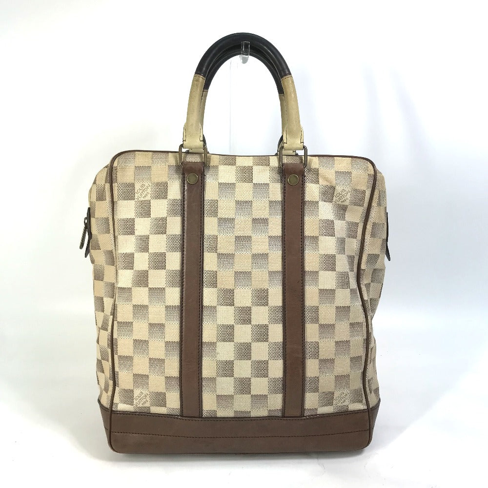 LOUIS VUITTON N48185 Damieren Cabas Shoulder Bag/Tote Bag Canvas Women's White