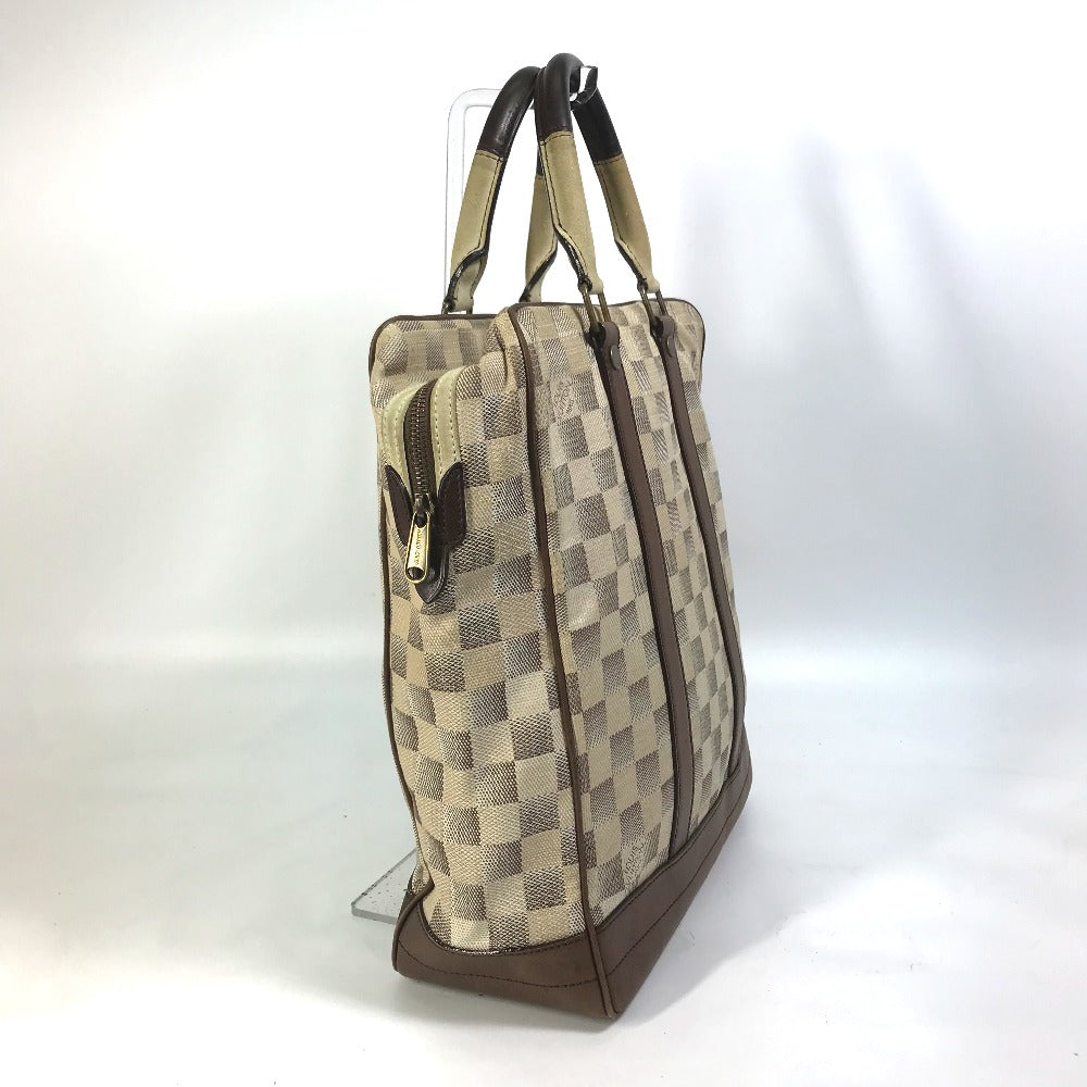 LOUIS VUITTON N48185 Damieren Cabas Shoulder Bag/Tote Bag Canvas Women's White