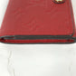 LOUIS VUITTON M58457 Monogram Empreinte Envelope Carte de Visite Bifold Business Card Case, Pass Case, Card Case, Monogram Empreinte Leather, Women's, Cerise, Red