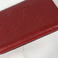 LOUIS VUITTON M58457 Monogram Empreinte Envelope Carte de Visite Bifold Business Card Case, Pass Case, Card Case, Monogram Empreinte Leather, Women's, Cerise, Red