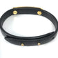 LOUIS VUITTON M8025F Monogram Flower Cruiser Bracelet, Leather Bangle Bracelet, Black, Women's