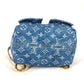 LOUIS VUITTON M46836 New LV Remix Venice Backpack Monogram Denim Women's Blue Denim