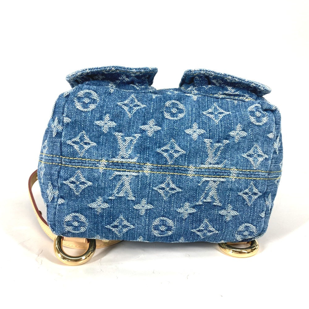 LOUIS VUITTON M46836 New LV Remix Venice Backpack Monogram Denim Women's Blue Denim