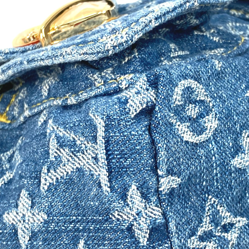LOUIS VUITTON M46836 New LV Remix Venice Backpack Monogram Denim Women's Blue Denim