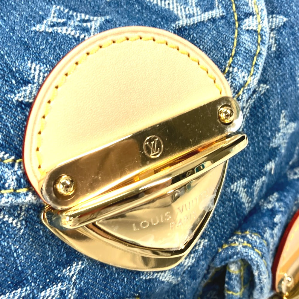 LOUIS VUITTON M46836 New LV Remix Venice Backpack Monogram Denim Women's Blue Denim