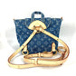 LOUIS VUITTON M46836 New LV Remix Venice Backpack Monogram Denim Women's Blue Denim