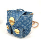 LOUIS VUITTON M46836 New LV Remix Venice Backpack Monogram Denim Women's Blue Denim