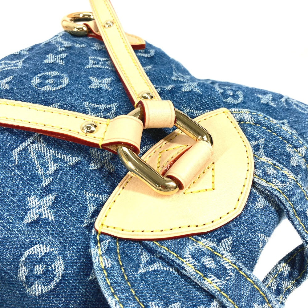 LOUIS VUITTON M46836 New LV Remix Venice Backpack Monogram Denim Women's Blue Denim