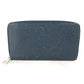 LOUIS VUITTON M30515 Taiga Zippy Organizer Travel Case with Zip-Around Long Wallet in Taiga Leather, Men's, Ocean Blue