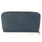 LOUIS VUITTON M30515 Taiga Zippy Organizer Travel Case with Zip-Around Long Wallet in Taiga Leather, Men's, Ocean Blue