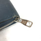 LOUIS VUITTON M30515 Taiga Zippy Organizer Travel Case with Zip-Around Long Wallet in Taiga Leather, Men's, Ocean Blue