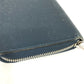 LOUIS VUITTON M30515 Taiga Zippy Organizer Travel Case with Zip-Around Long Wallet in Taiga Leather, Men's, Ocean Blue
