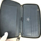 LOUIS VUITTON M30515 Taiga Zippy Organizer Travel Case with Zip-Around Long Wallet in Taiga Leather, Men's, Ocean Blue