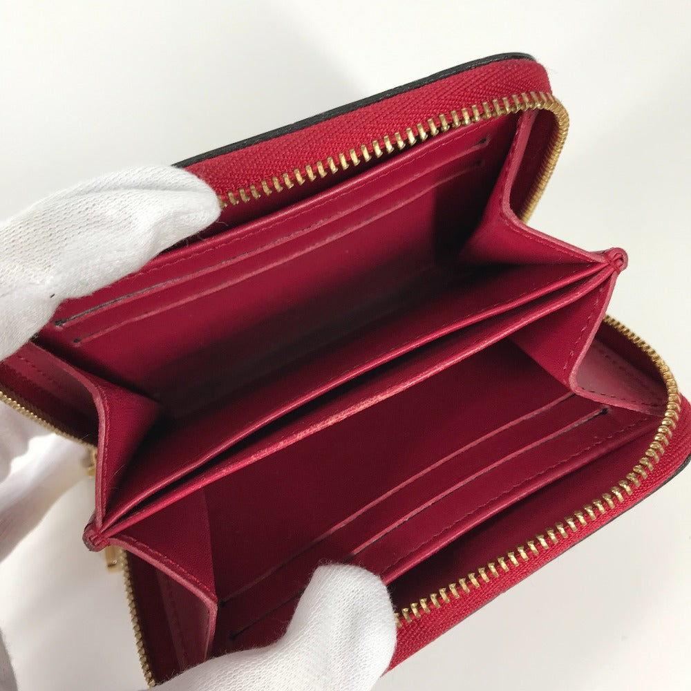 LOUIS VUITTON M90130 2014 Valentine's Sweet Monogram Zippy Coin Purse, Vernis Coin Case, Patent Leather, Women's, Rose Indigo Purple