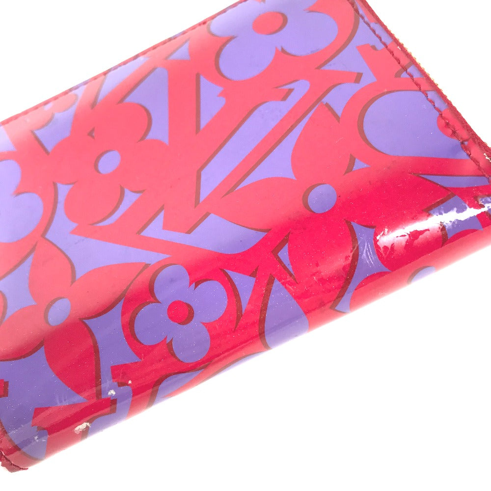 LOUIS VUITTON M90130 2014 Valentine's Sweet Monogram Zippy Coin Purse, Vernis Coin Case, Patent Leather, Women's, Rose Indigo Purple
