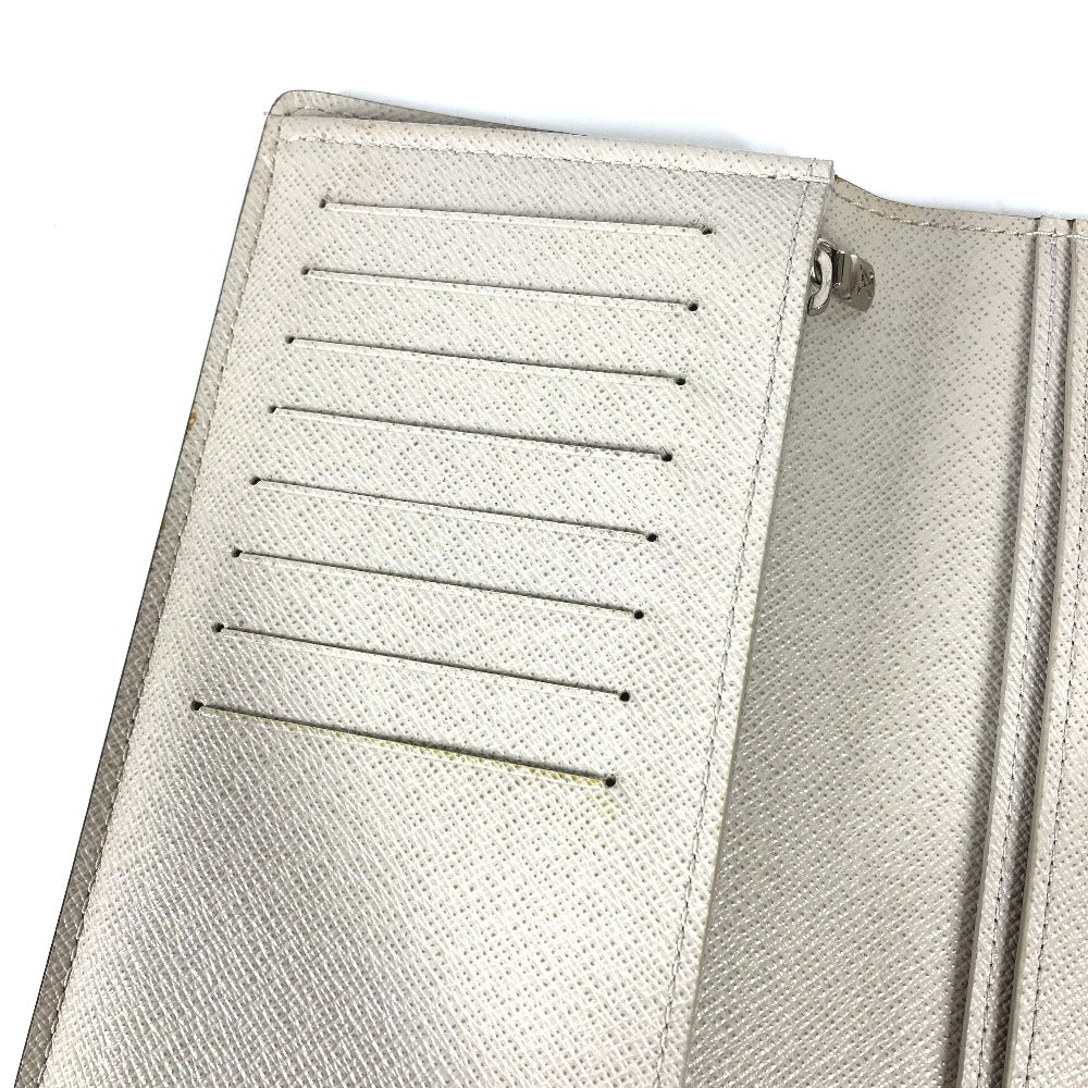 LOUIS VUITTON M30557 Taiga Portefeuille Brazza Long Wallet in Taiga Leather, Men's, Stone Beige