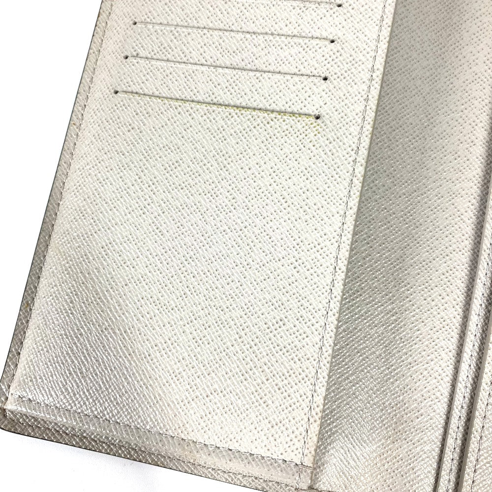 LOUIS VUITTON M30557 Taiga Portefeuille Brazza Long Wallet in Taiga Leather, Men's, Stone Beige