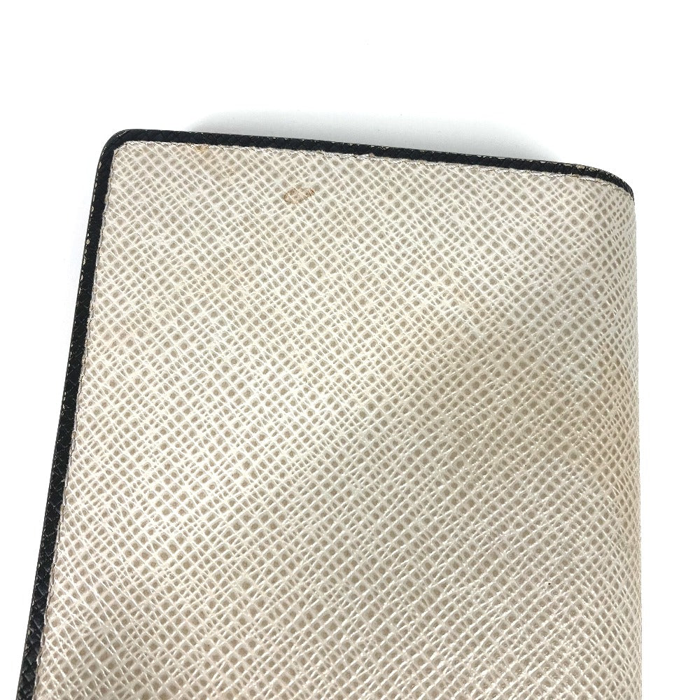 LOUIS VUITTON M30557 Taiga Portefeuille Brazza Long Wallet in Taiga Leather, Men's, Stone Beige