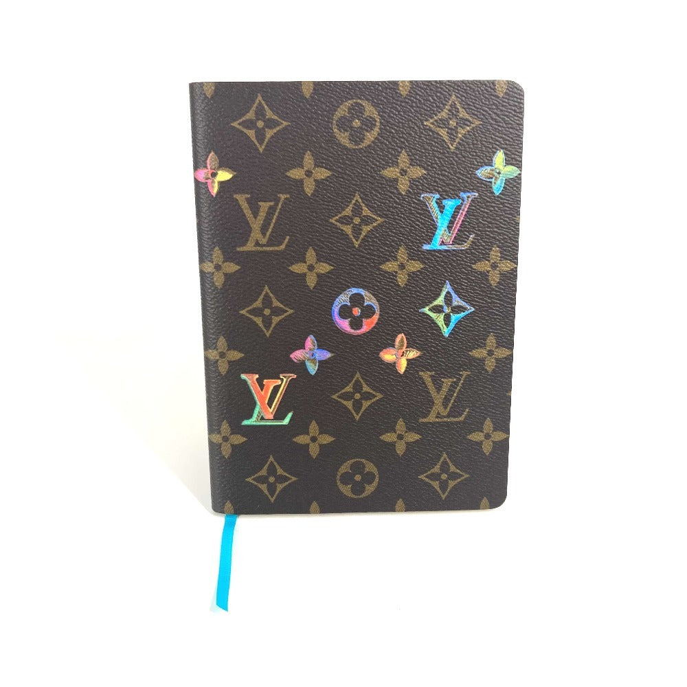 LOUIS VUITTON GI0767 モノグラム カイエクレマンス レインボーロゴ ステーショナリー メモ帳 ノート ノートブック モノグラムキャンバス ユニセックス ブラウン - brandshop-reference